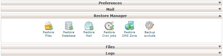 FastComet Backup Restore Manager
