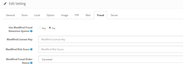 MaxMind Fraud Protection Fully Integrated with OpenCart 2
