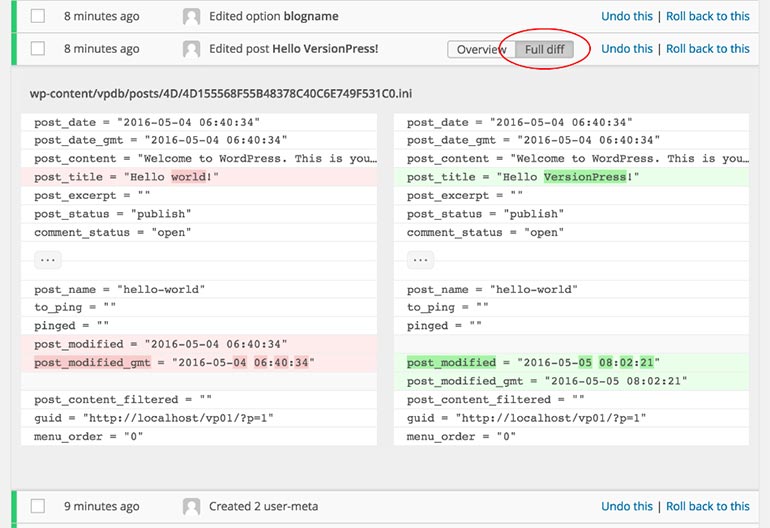 VersionPress 3 General Reliability Improvements