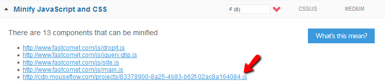 Impossible to minify Javascript